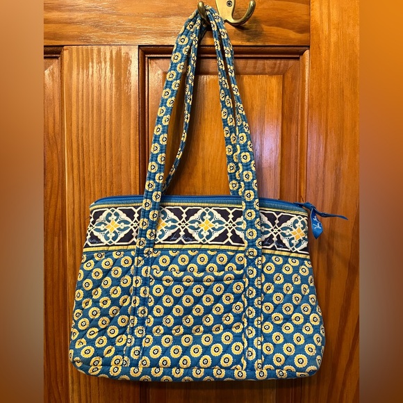 Vera Bradley Handbags - Vera Bradley Little Betsy shoulder tote in Riviera Blue